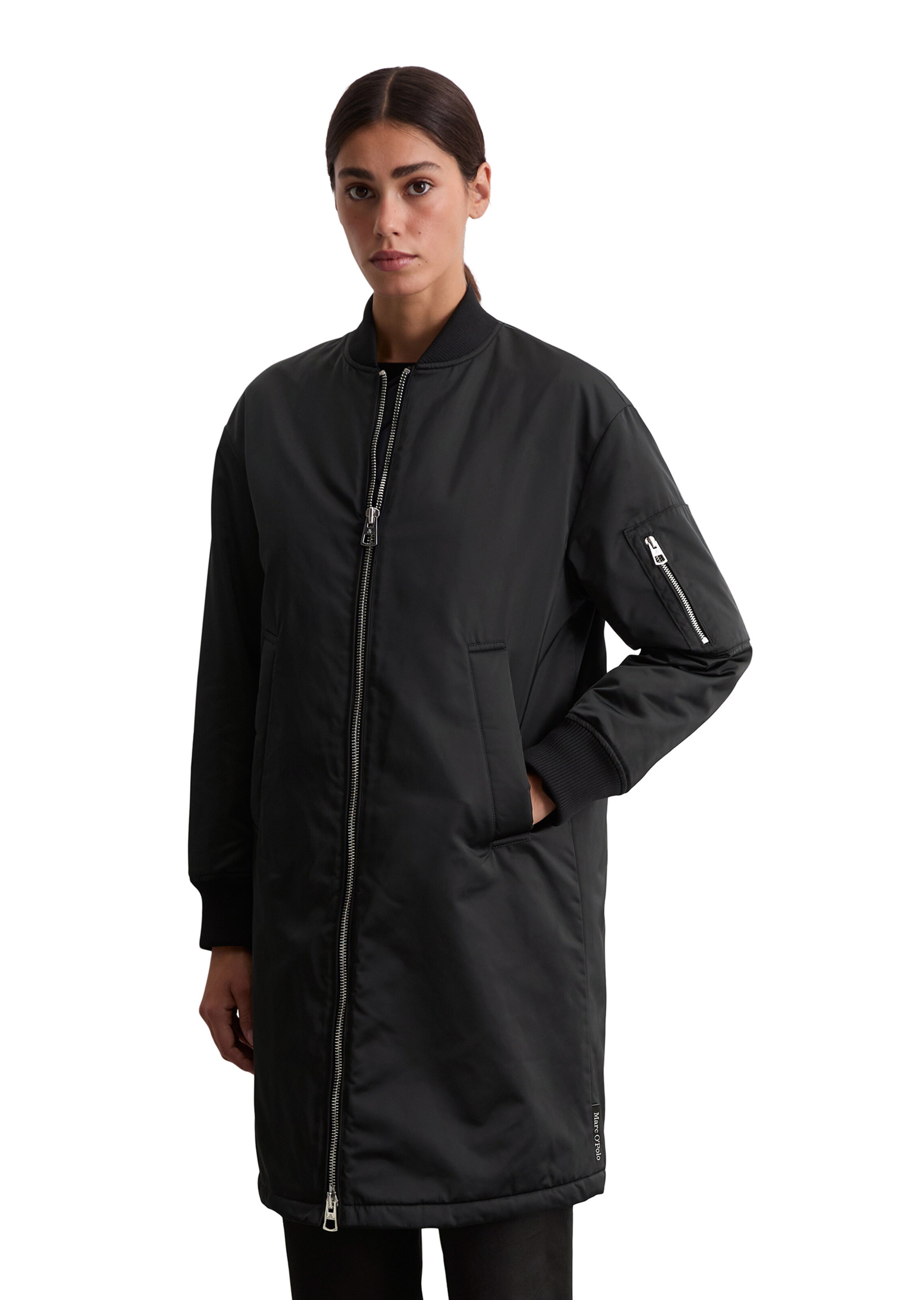 Marc O'Polo Mantel in Schwarz: Vorderseite