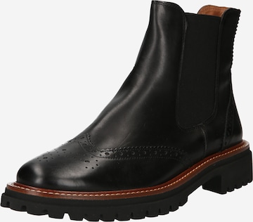 Paul Green Chelsea Boots in Schwarz: predná strana