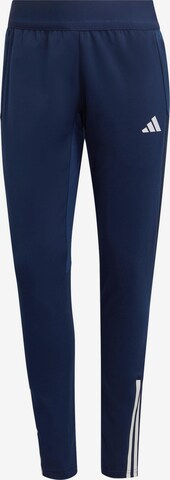 regular Pantaloni sportivi 'Tiro 23' di ADIDAS PERFORMANCE in blu: frontale