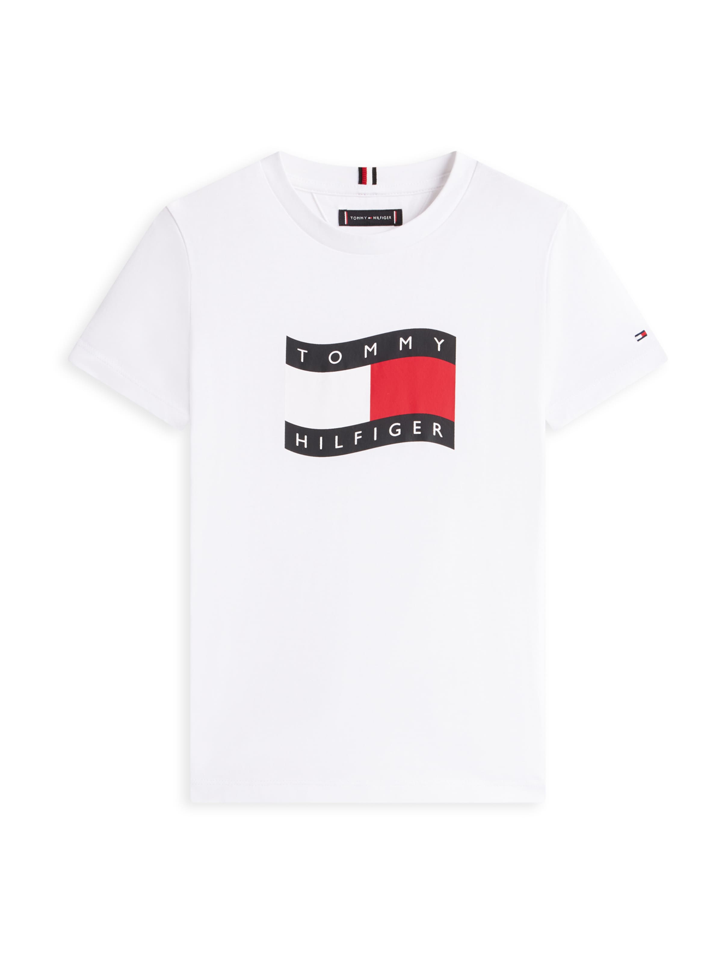 Tricou de la TOMMY HILFIGER pe alb: față