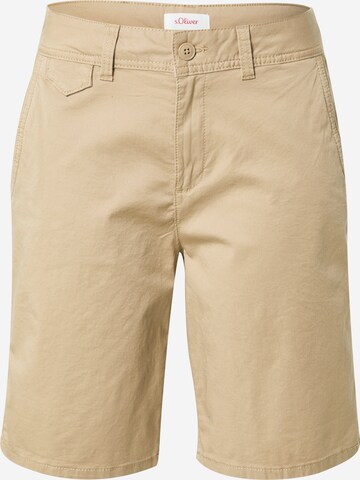 s.Oliver Loosefit Shorts in Beige: predná strana