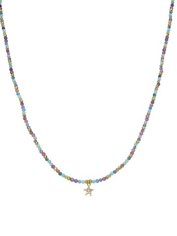 Luxenter Kette 'Estrella' in Mischfarben: Vorderseite