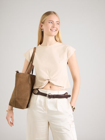 T-shirt 'Ronja' ABOUT YOU en beige : devant