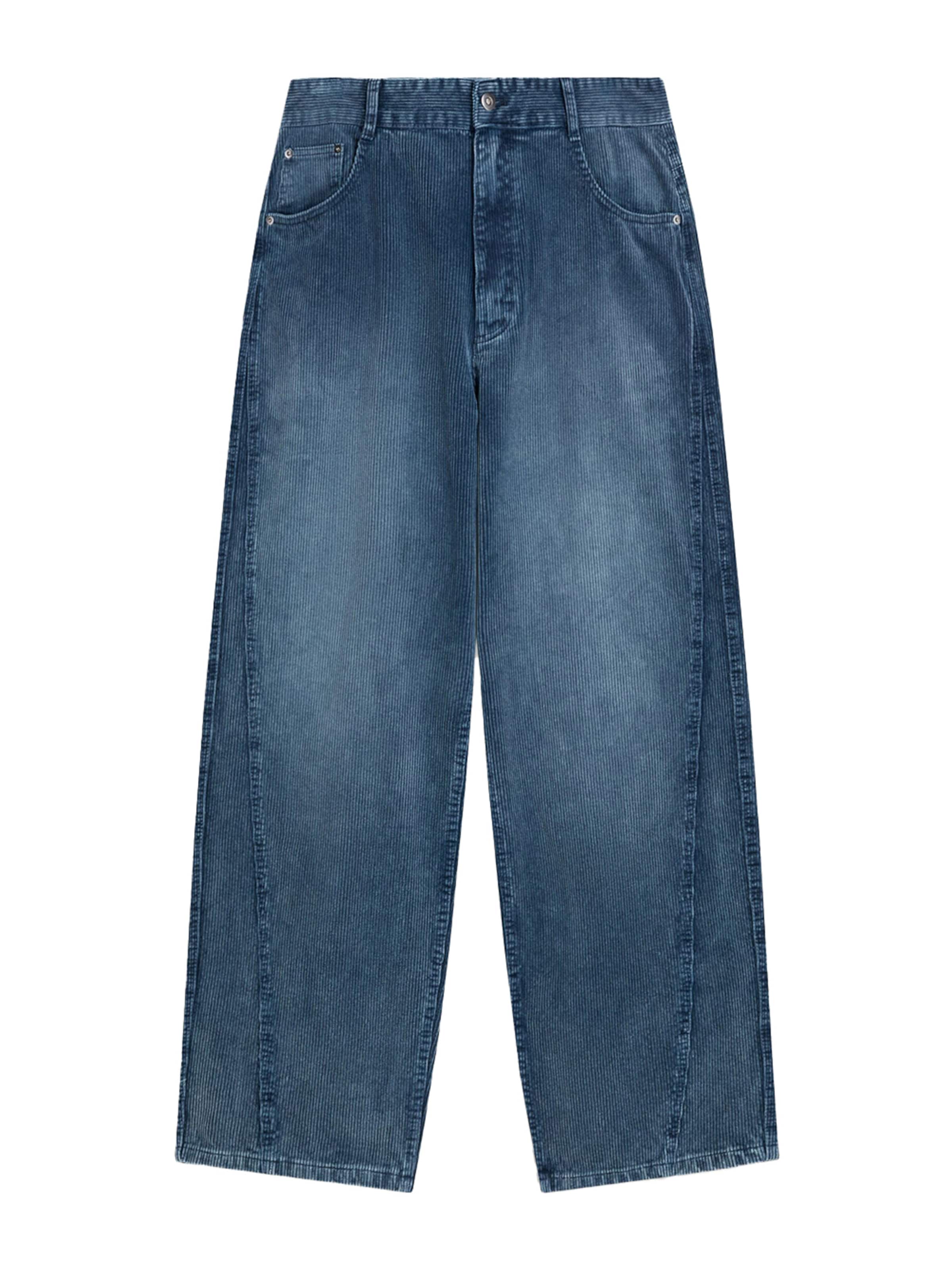 Baggy Pantaloni di Bershka in blu: frontale