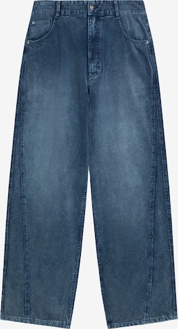 Pantalon Bershka en bleu : devant
