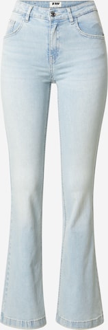 Jeans de la Tally Weijl pe albastru: față