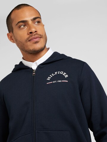 TOMMY HILFIGER - Casaco em moletão em azul
