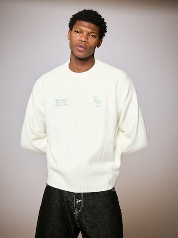 Bershka Pullover i hvid: forside