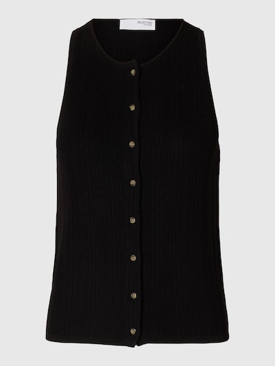 SELECTED Strikvest i sort, Produktvisning
