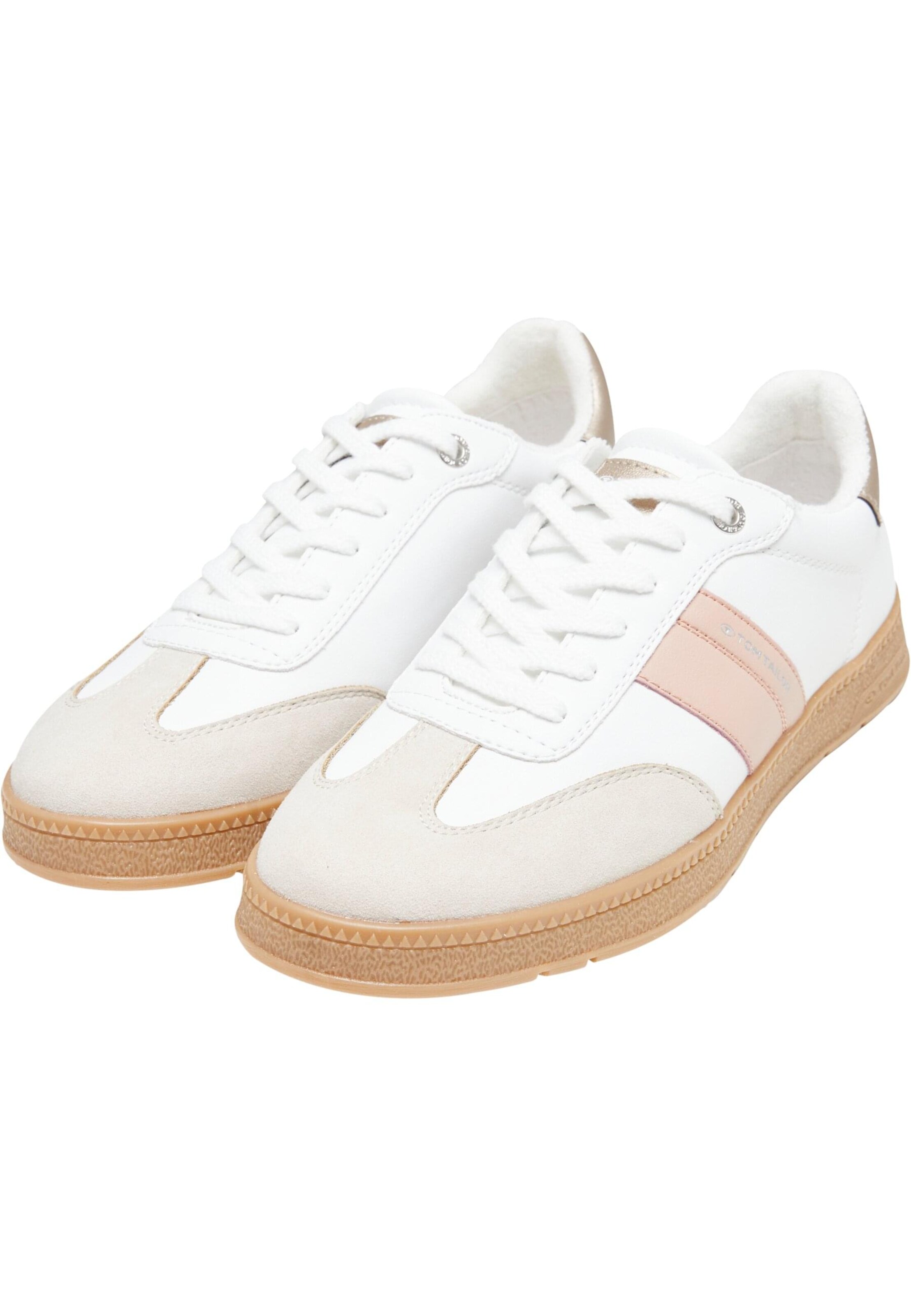 TOM TAILOR - Zapatillas deportivas en blanco