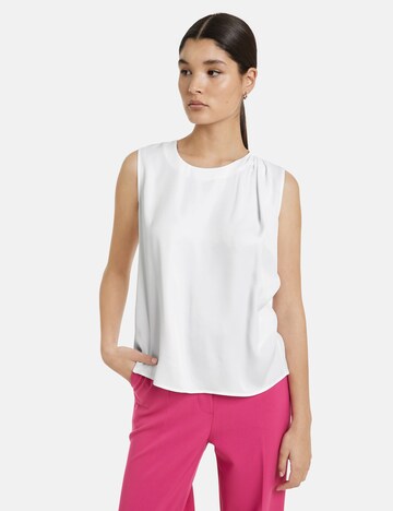 TAIFUN - Blusa en blanco: frente