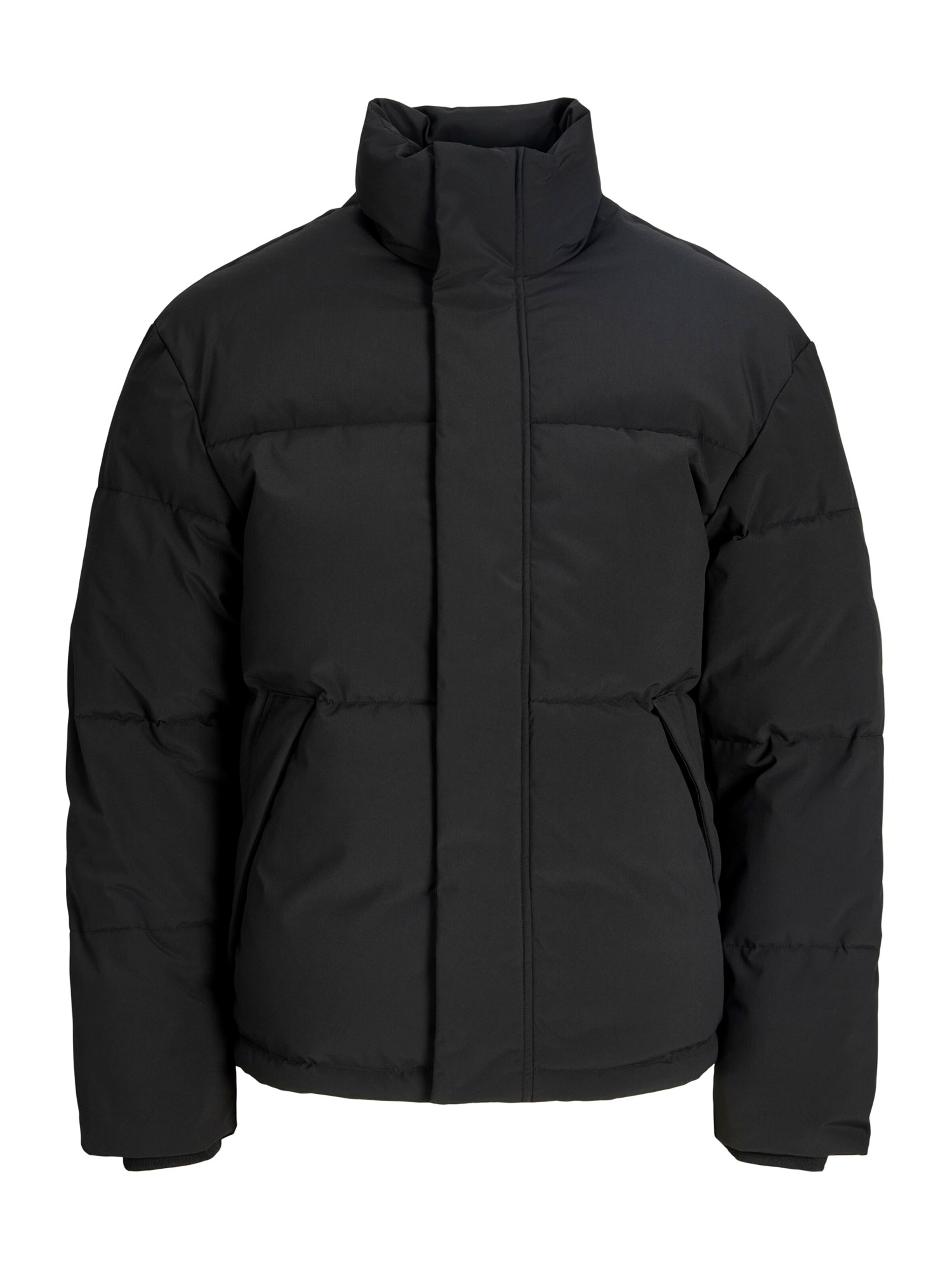 Jack & Jones Plus Kevad-sügisjope 'JJESOHO', värv must: eest vaates