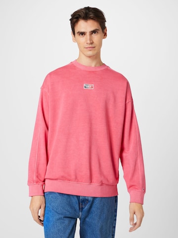 Tommy Jeans - Sweatshirt 'Skater Timeless' em rosa: frente