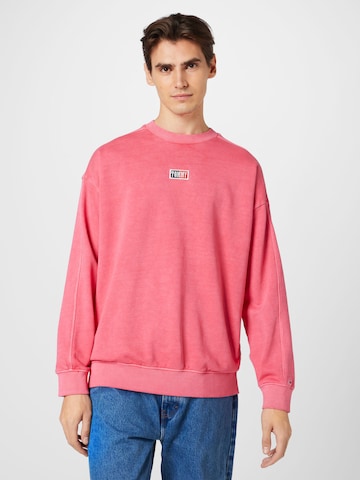 Tommy Jeans - Sudadera 'Skater Timeless' en rosa: frente