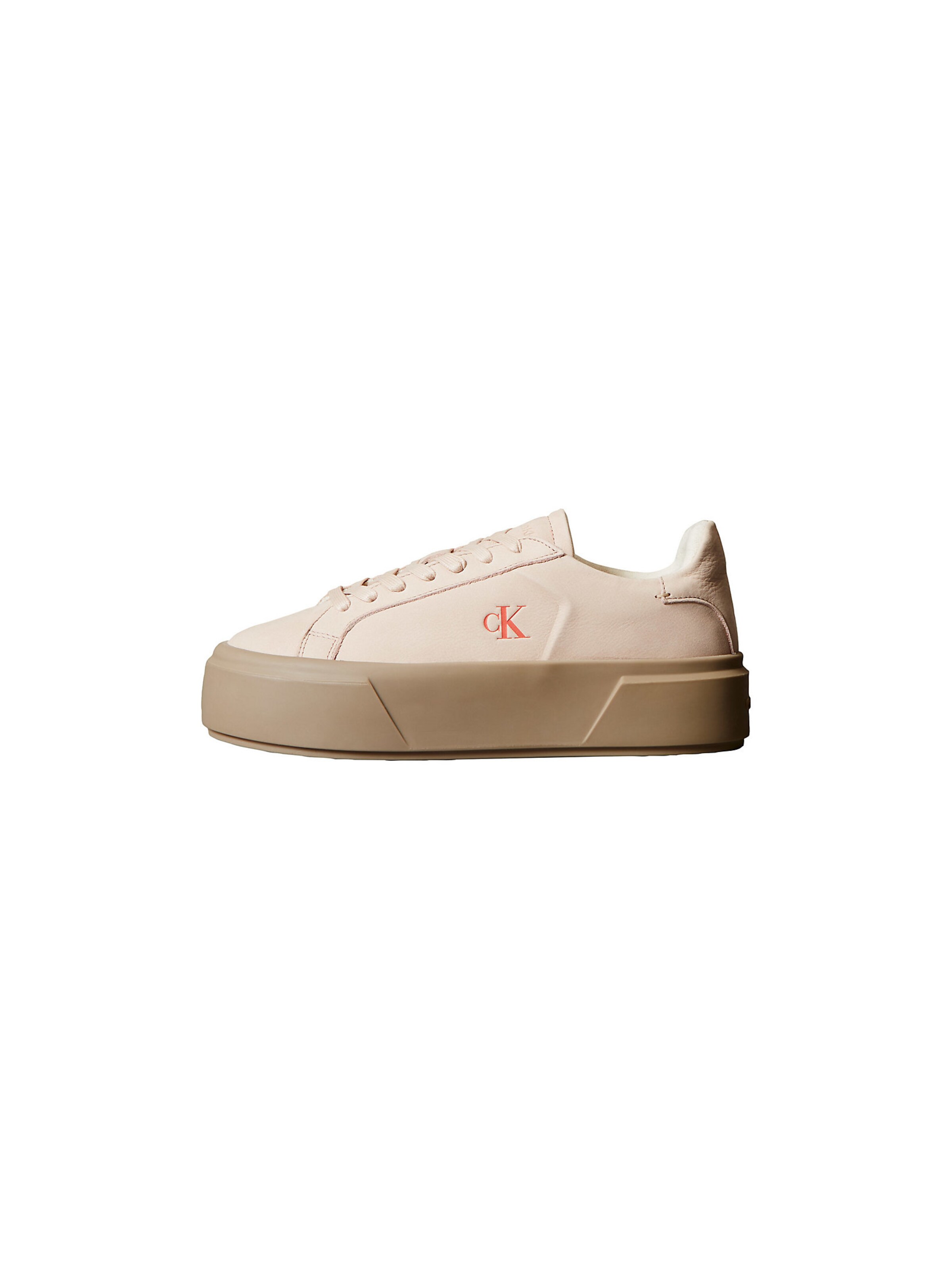 Calvin Klein Platform trainers in Beige: front