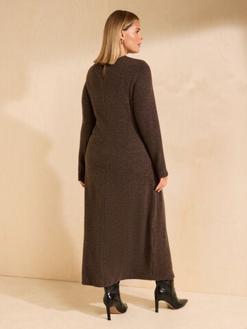 Robes en maille Friends Like These en marron