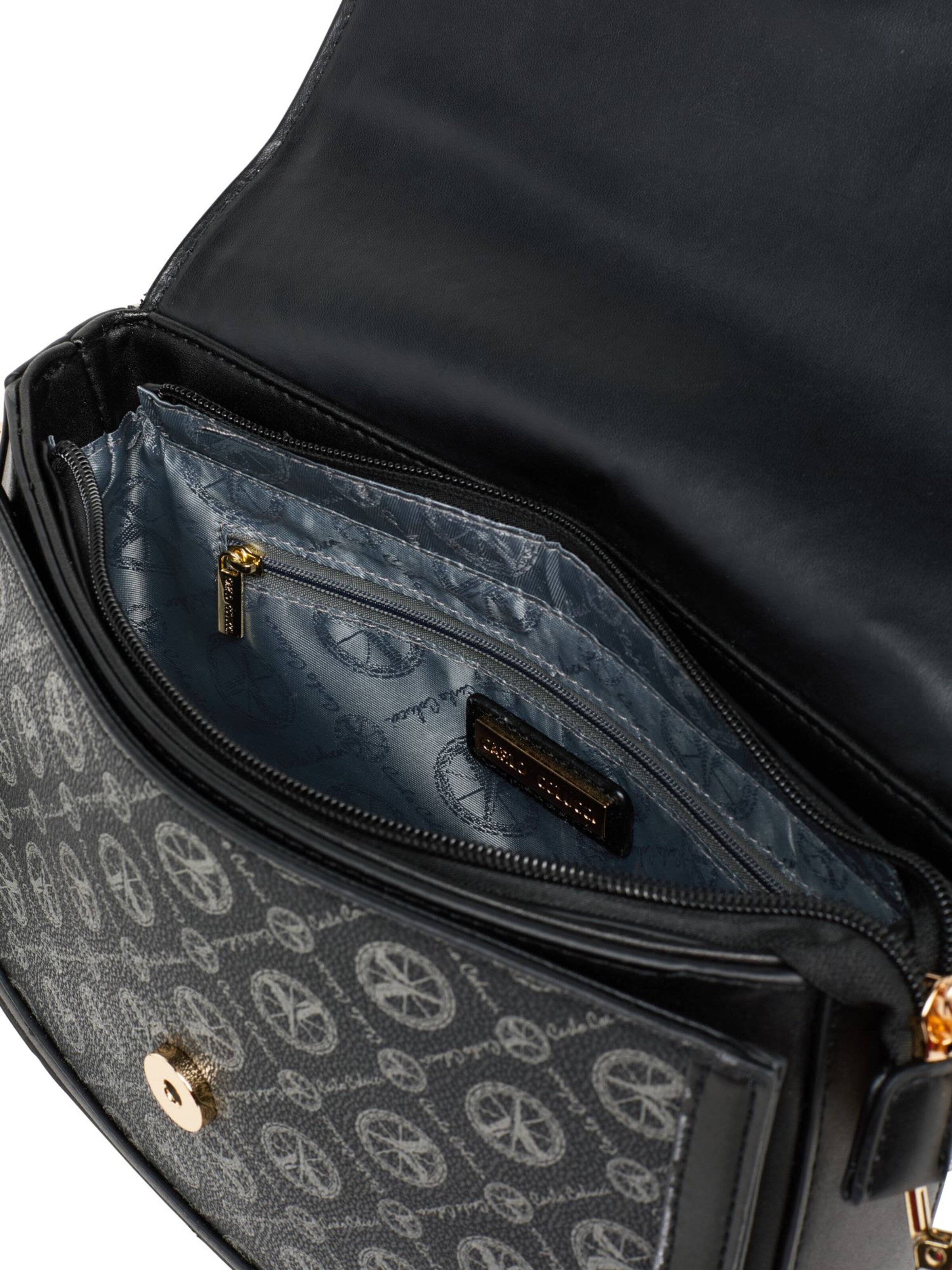 Carlo Colucci Tasche 'Del Giudice' in Schwarz