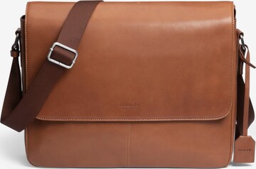 LLOYD Messenger in Brown: front