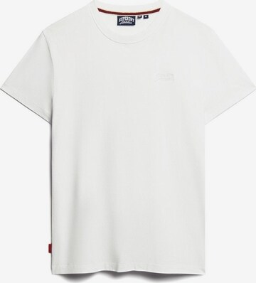 T-Shirt Superdry en blanc : devant