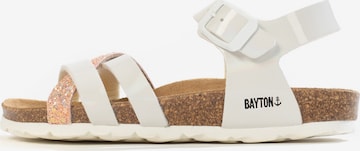 Sandalo 'Hestia' di Bayton in bianco: frontale