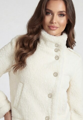 faina Winterjas in Wit