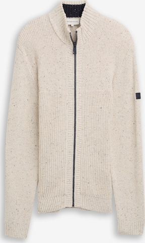 TOM TAILORKardigan - bijela boja: prednji dio
