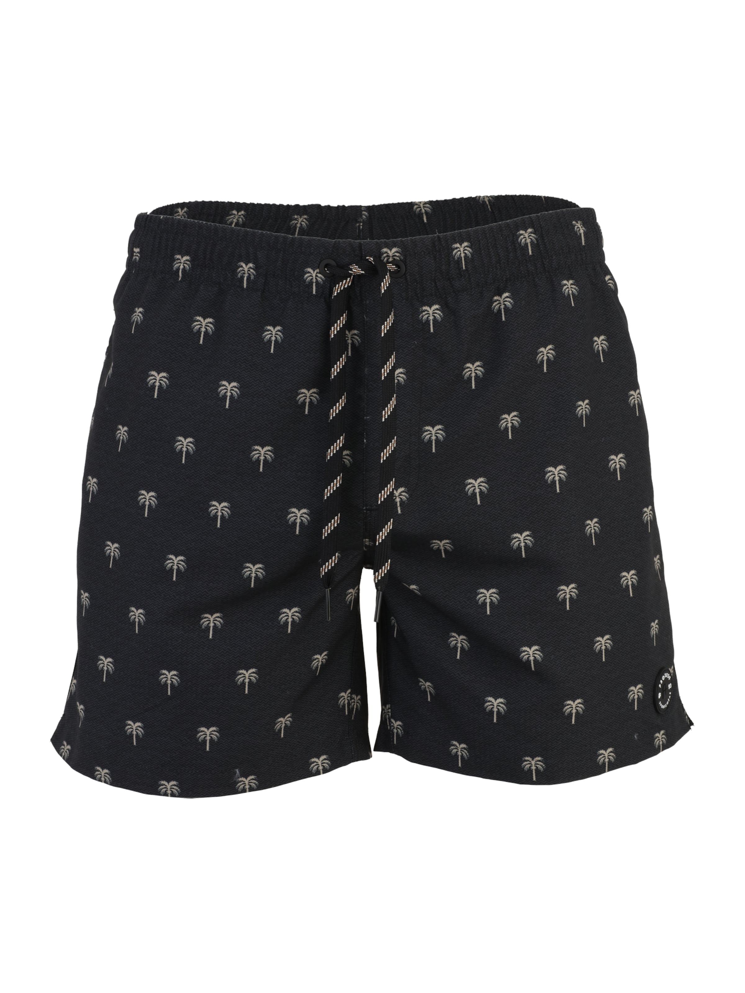 Șorturi de baie 'Mascot' de la PROTEST pe negru: față