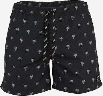 Șorturi de baie 'Mascot' de la PROTEST pe negru: față
