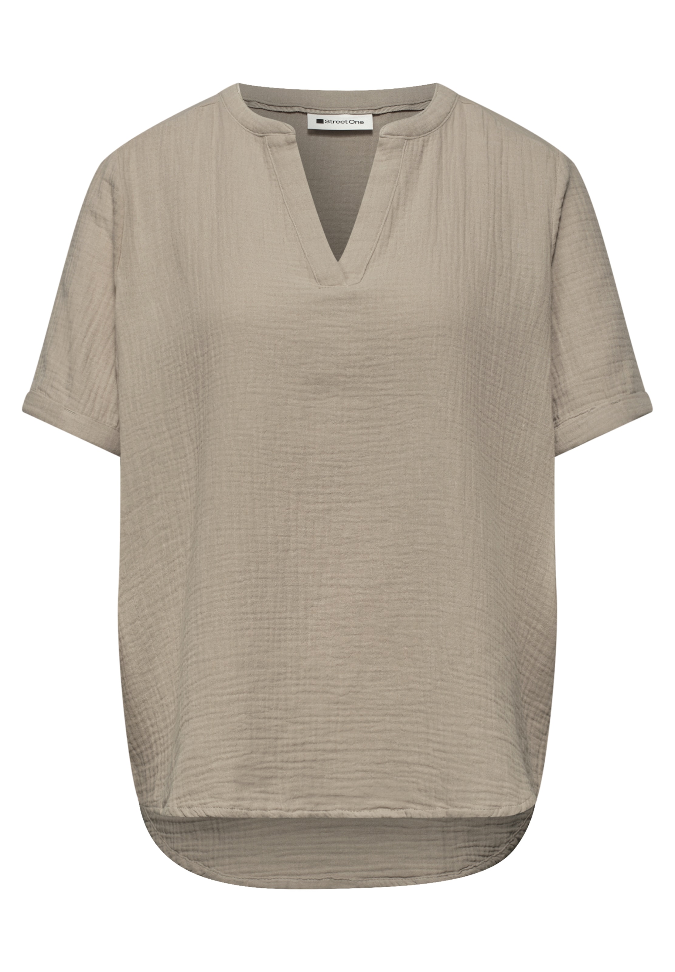 STREET ONE Bluse in Beige: Vorderseite