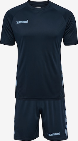 Hummel Tracksuit in Blue: front