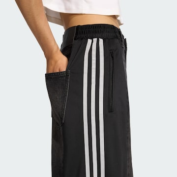 ADIDAS ORIGINALS Wide leg Jeans 'Firebird' in Zwart
