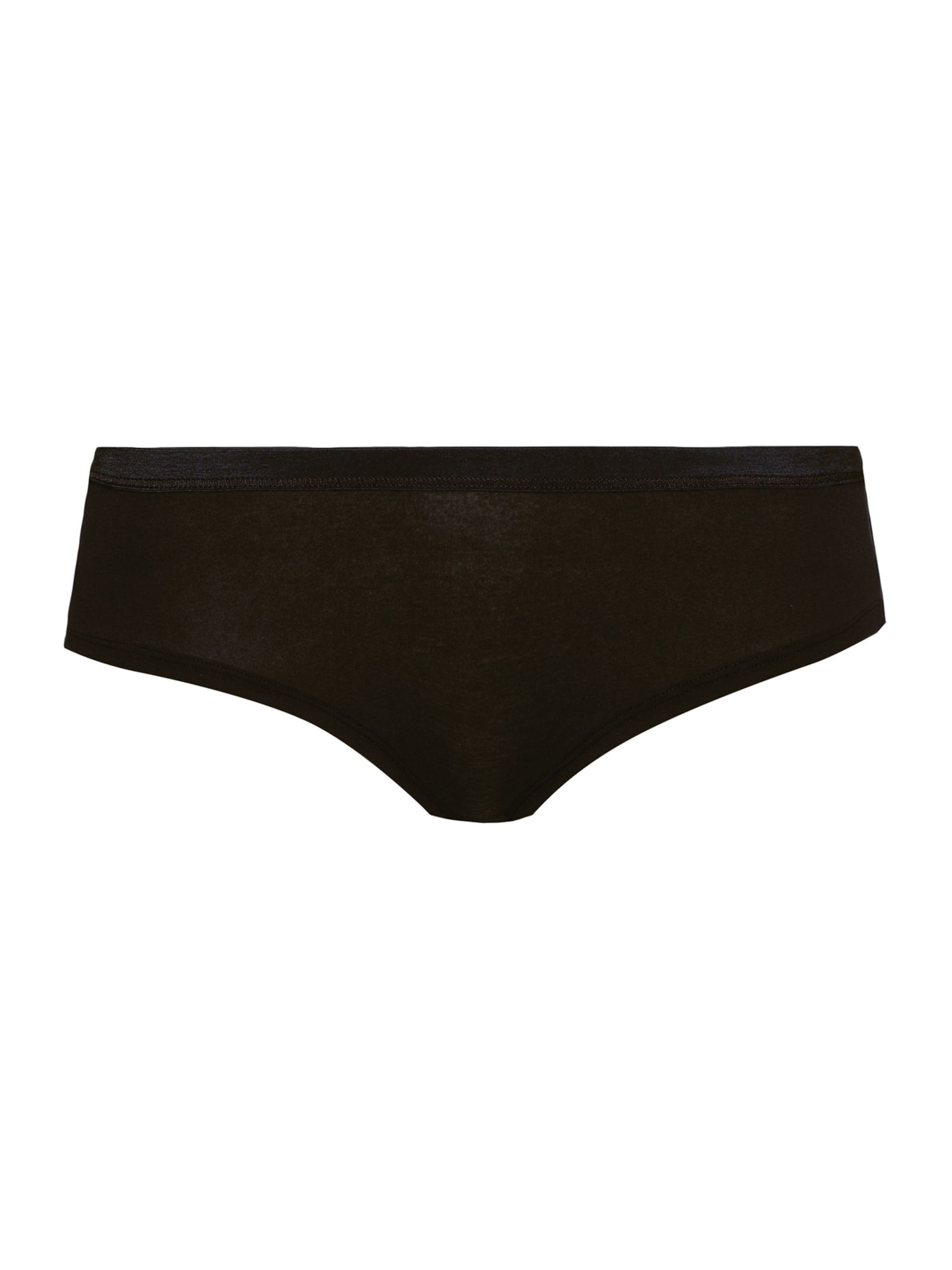 Hanro - Cueca ' Cotton Sensation ' em preto: frente