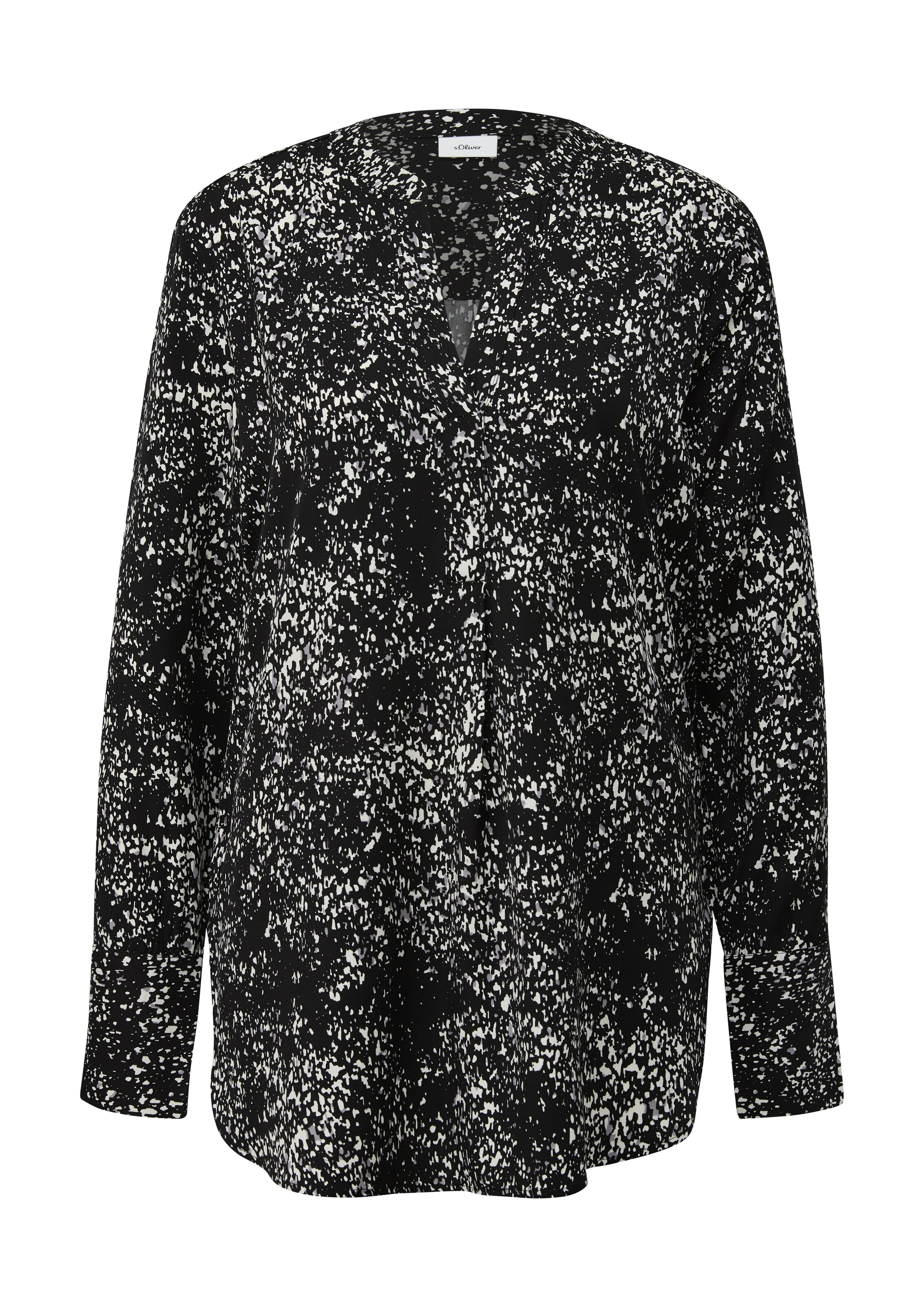 s.Oliver BLACK LABEL Blouse in Zwart: voorkant