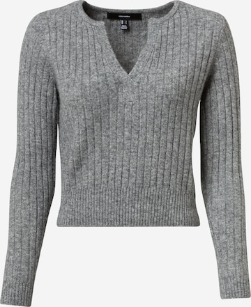 VERO MODA Sweater 'ELINE' in Grey: front