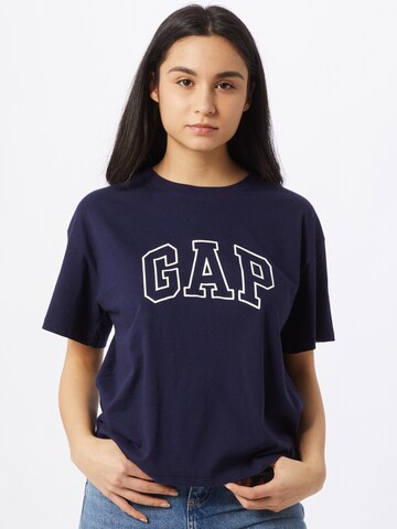 GAP Тениска в синьо: отпред