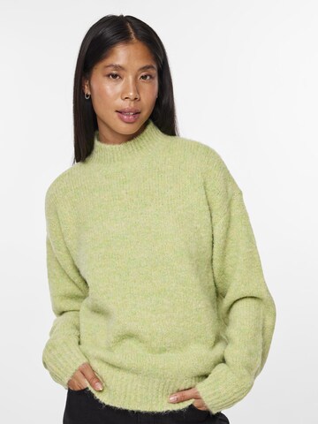 PIECES - Pullover 'Kamma' em verde