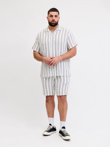 Jack & Jones Plus Свободный крой Штаны 'JPSTJaiden' в Белый