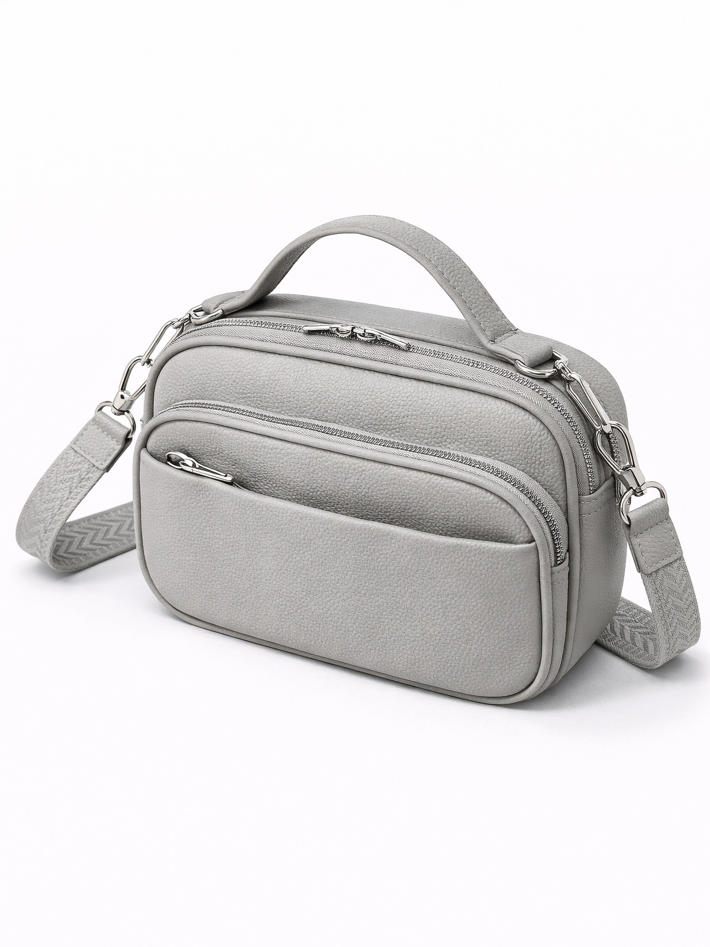 Toni&Friends Crossbody Bag 'Knaller' in Grey: front