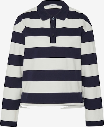 Sweat-shirt s.Oliver en bleu : devant