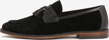 Slipper di Kazar in nero: frontale