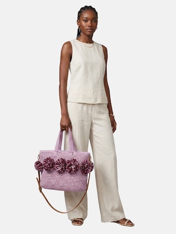 Borsa a mano 'Borsa a Mano Donna Carta Chiusura Zip - Kassandra' di Kassandra in lilla
