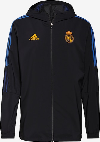 ADIDAS PERFORMANCE Sportjas 'Real Madrid Tiro' in Zwart: voorkant