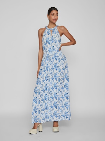 VILA Summer Dress in Blue: front