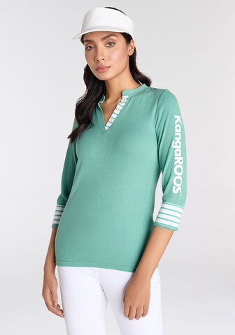 KangaROOS Shirt in Grün: Vorderseite