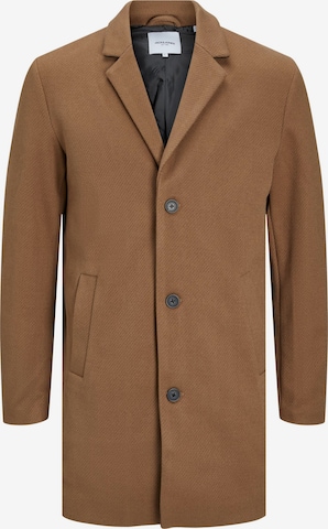 JACK & JONES Between-Seasons Coat 'Toby' in Brown: front