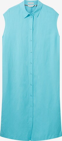 TOM TAILOR Shirt dress in Blue: front