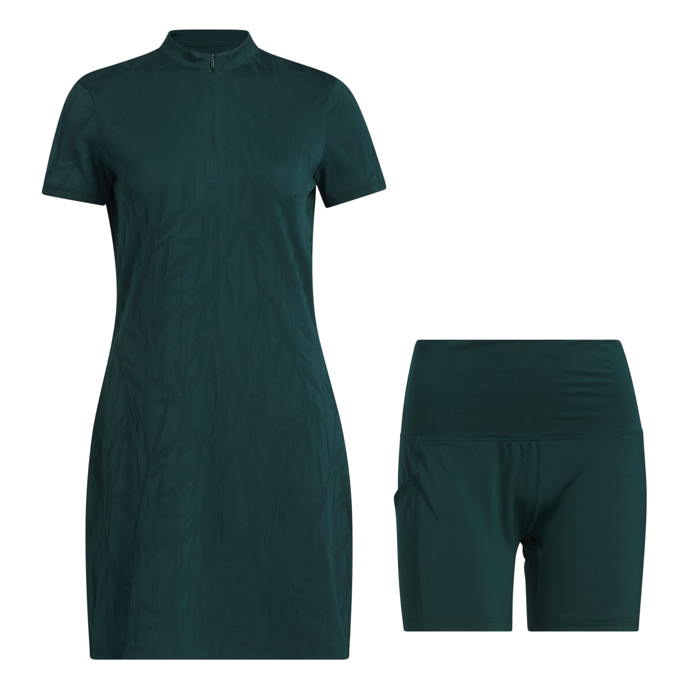 ADIDAS PERFORMANCE Set: Sportkleid und Shorts &#x27;Go-To&#x27; in Grün: Vorderseite