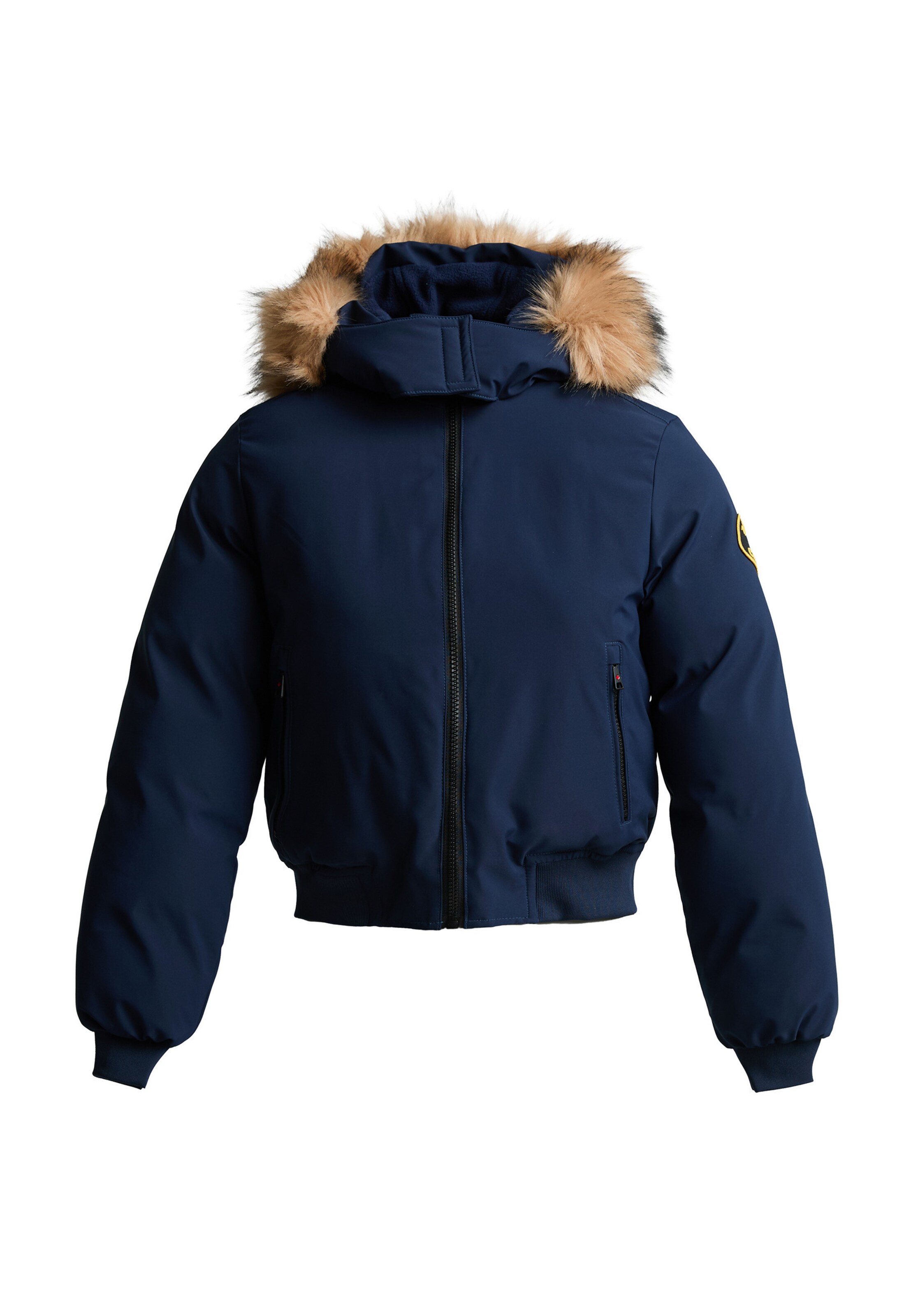 Zavetti Canada Between-Season Jacket 'Arabella' in Blue: front