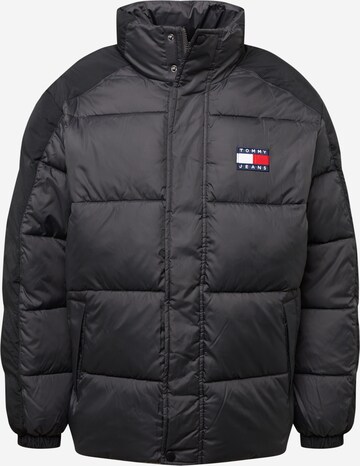 Tommy Jeans Winter Jacket in Black: front