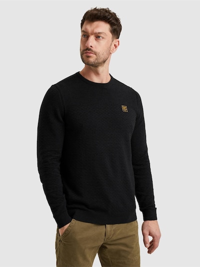 PME Legend Jersey 'Pullover in mouliné cotton' en L en azul oscuro, Vista del producto